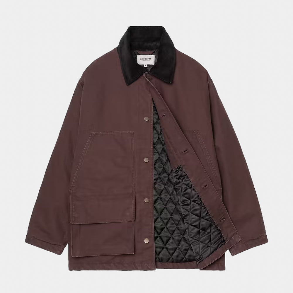 Carhartt WIP - Lander Jacket - Palisander / Black (Stone Washed)