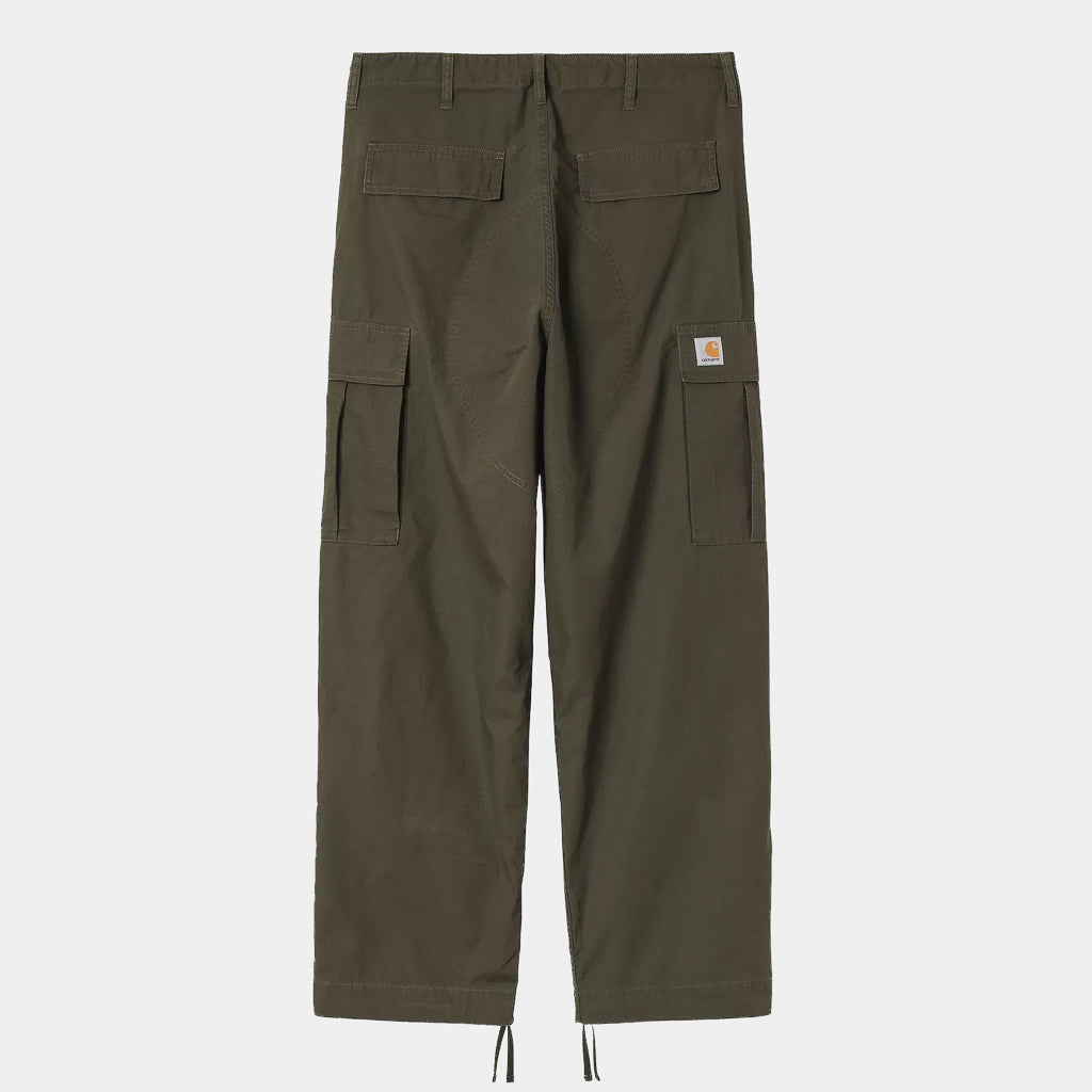 Back Of Carhartt WIP Cypress Green Cotton Ripstop OG Cargo Pant