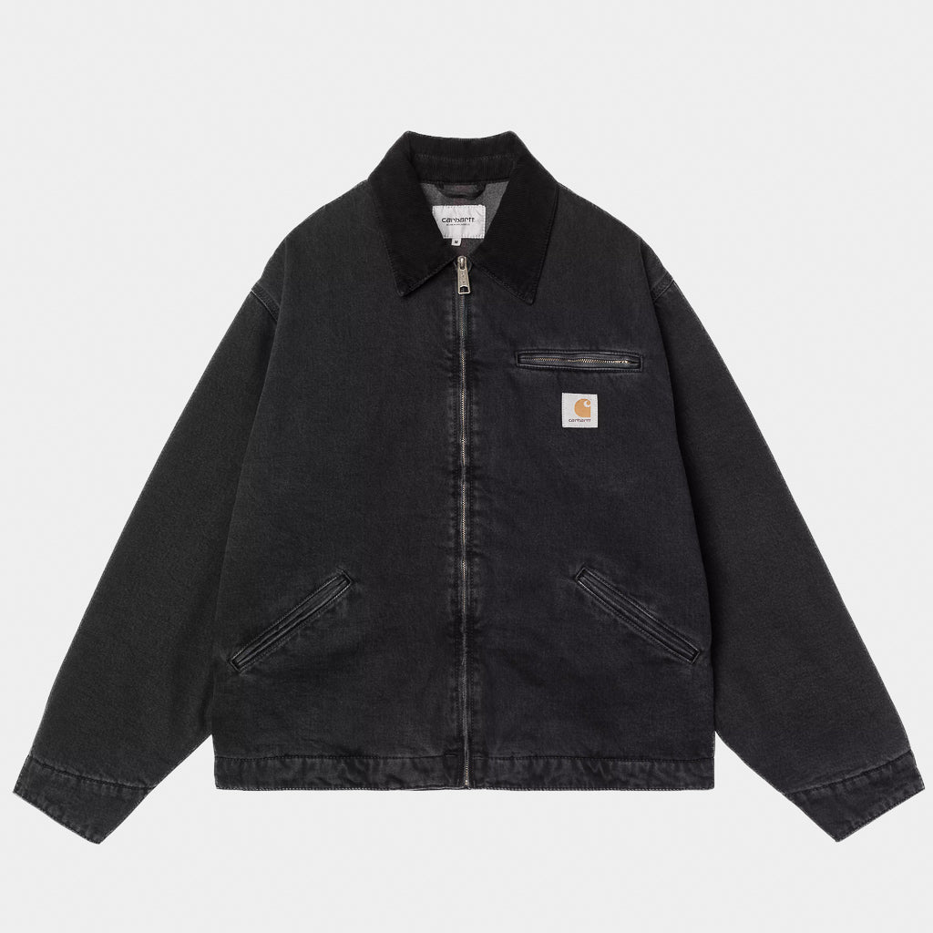 Carhartt WIP - OG Detroit Denim Jacket - Black / Black (Stone Washed)