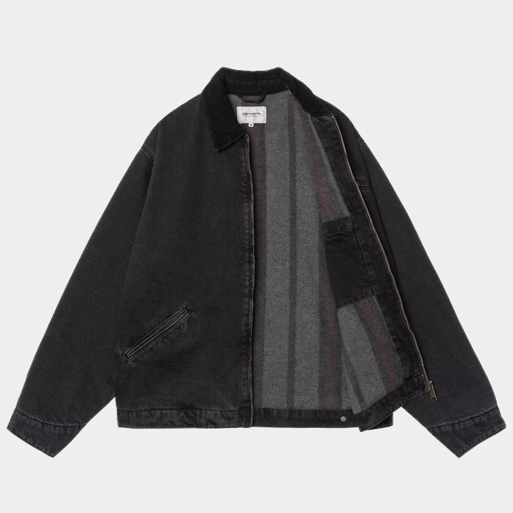 Carhartt WIP - OG Detroit Denim Jacket - Black / Black (Stone Washed)