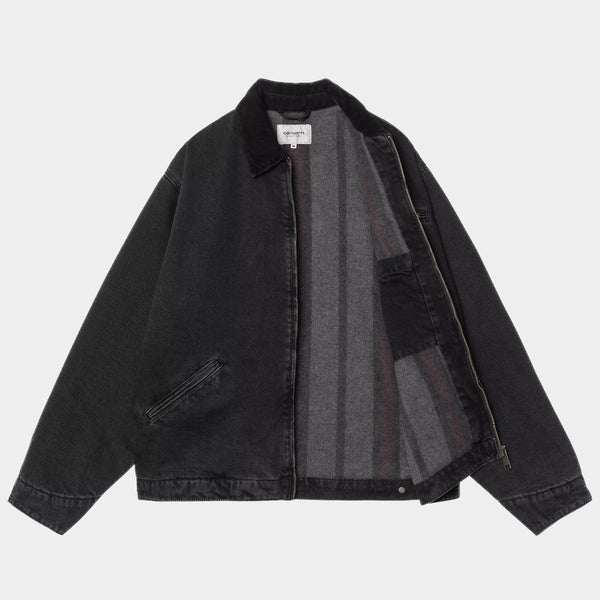 Carhartt WIP - OG Detroit Denim Jacket - Black / Black (Stone Washed)
