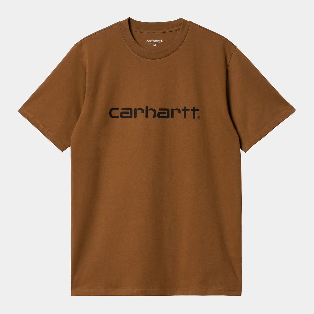 Carhartt WIP Deep Hamilton Brown Script T-Shirt
