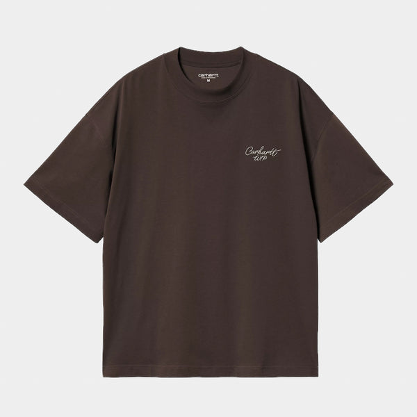 Carhartt WIP - Signature Script T-Shirt - Tobacco / Natural