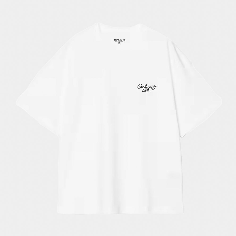 Carhartt WIP - Signature Script T-Shirt - White / Black