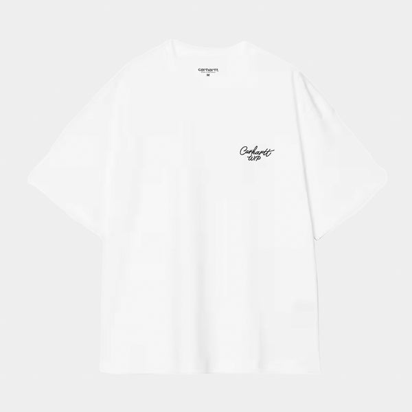 Carhartt WIP - Signature Script T-Shirt - White / Black