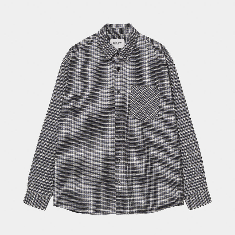 Carhartt WIP - Todrick Longsleeve Flannel Shirt - Todrick Houndstooth / Icesheet