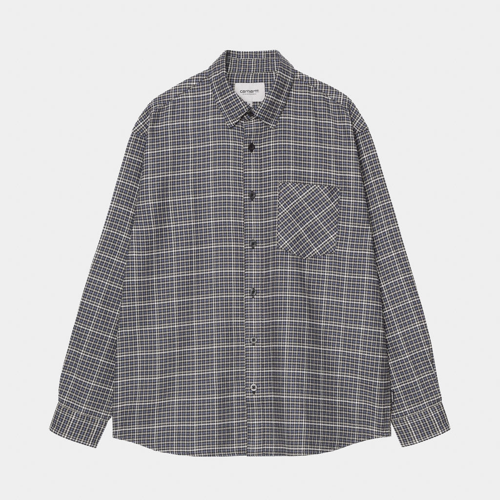 Carhartt WIP - Todrick Longsleeve Flannel Shirt - Todrick Houndstooth / Icesheet