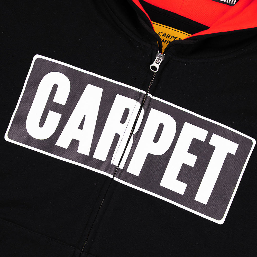 Carpet Company - Biohazard Zip Hooded Sweatshirt - Black