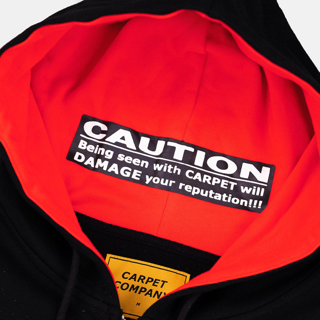 Carpet Company - Biohazard Zip Hooded Sweatshirt - Black