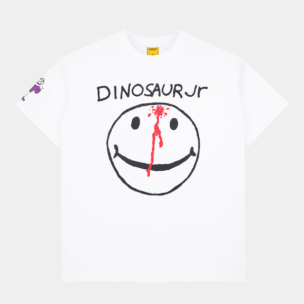Carpet Company - Dinosaur Jr. Smiley T-Shirt - White