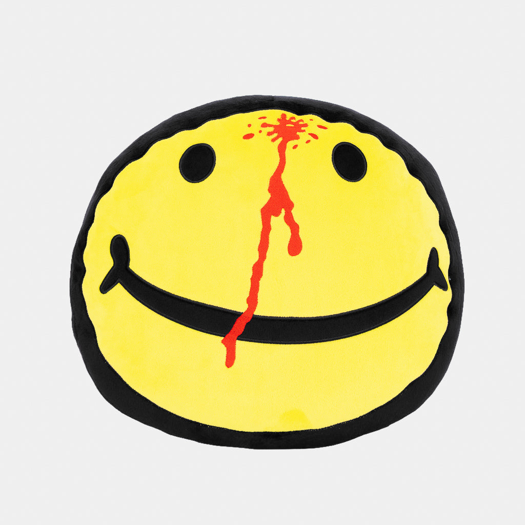 Carpet Company - Dinosaur Jr. Smiley Throw Pillow - Yellow