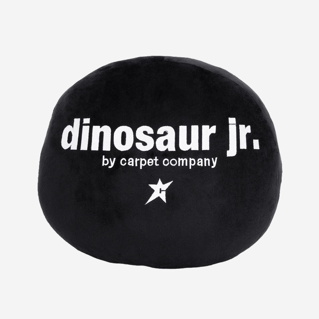 Carpet Company - Dinosaur Jr. Smiley Throw Pillow - Yellow