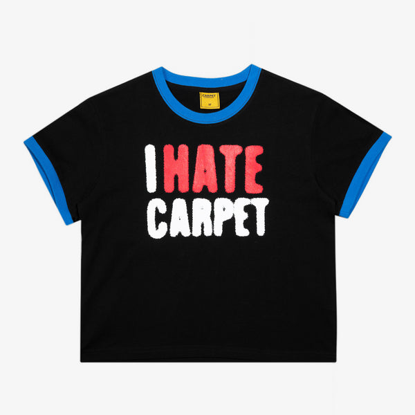 Carpet Company - I Hate Carpet Baby T-Shirt - Black