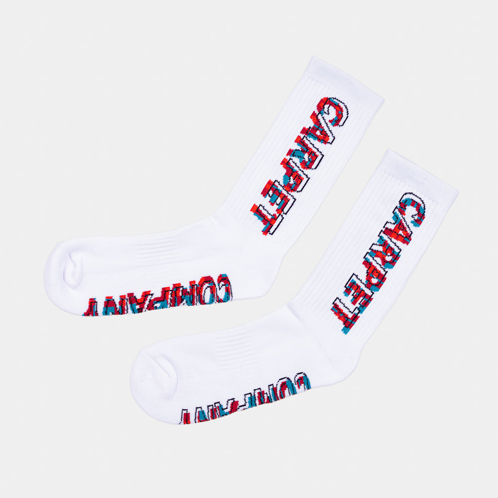 Carpet Company - Misprint Socks - White