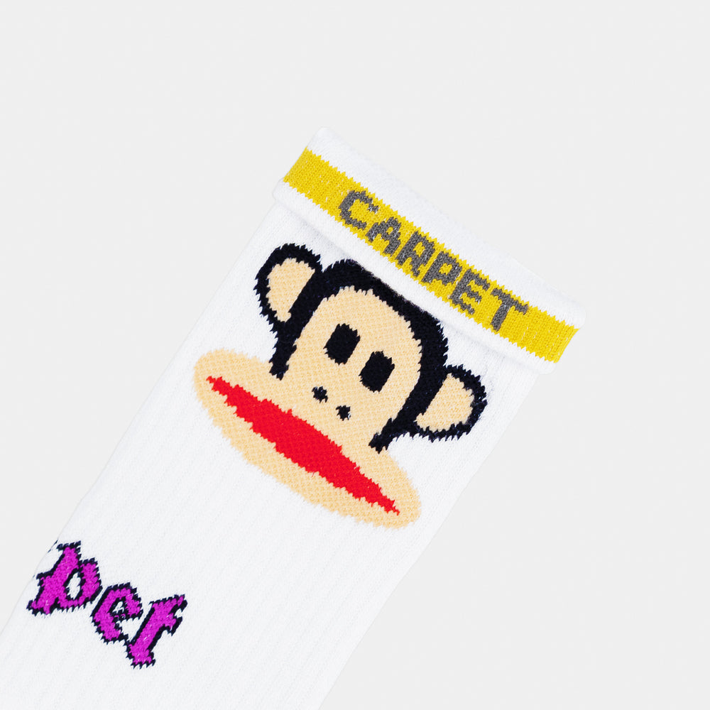 Carpet Company - Paul Frank Socks - White