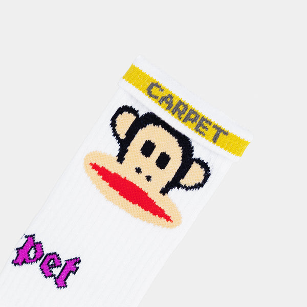 Carpet Company - Paul Frank Socks - White