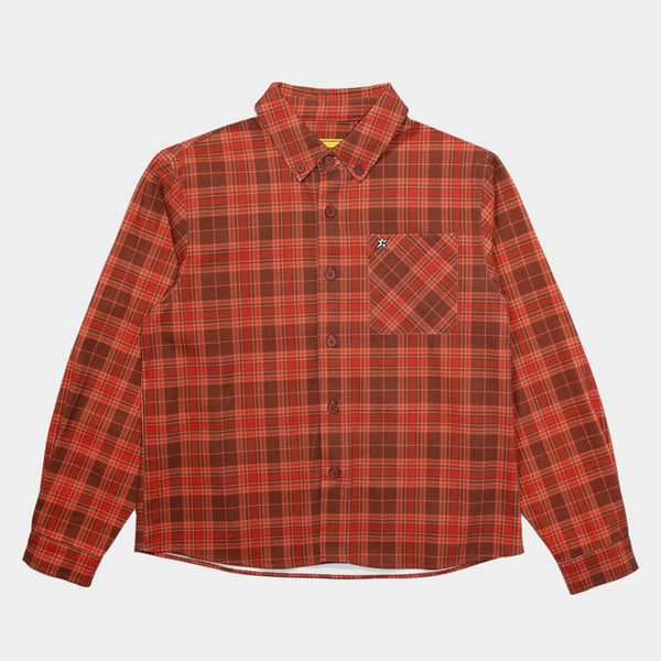 Carpet Company - Plaid Longsleeve Shirt - Light Brown