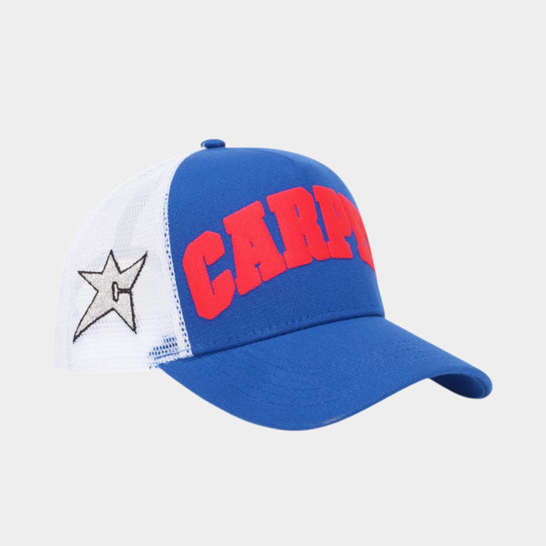 Carpet Company - Varsity Trucker Cap - Blue