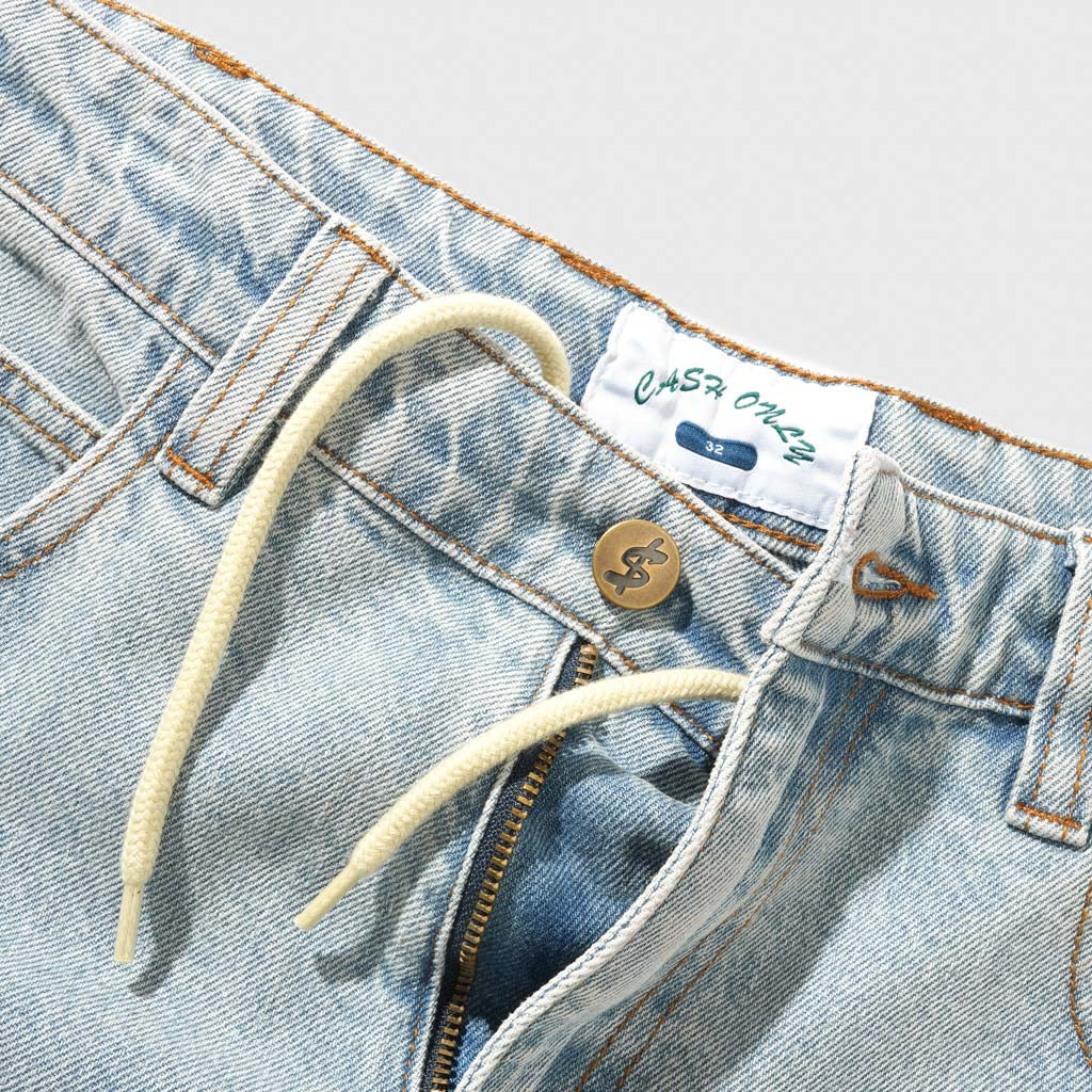 Cash Only - Aleka Denim Cargo Jeans - Light Wash | Welcome Skate Store