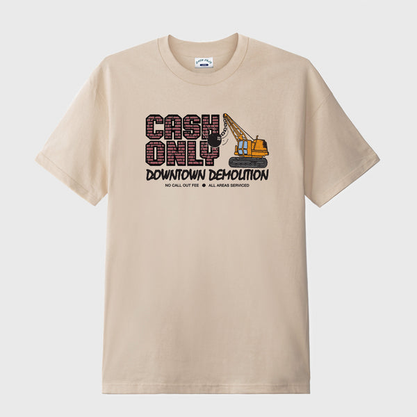 Cash Only - Demolition T-Shirt - Sand
