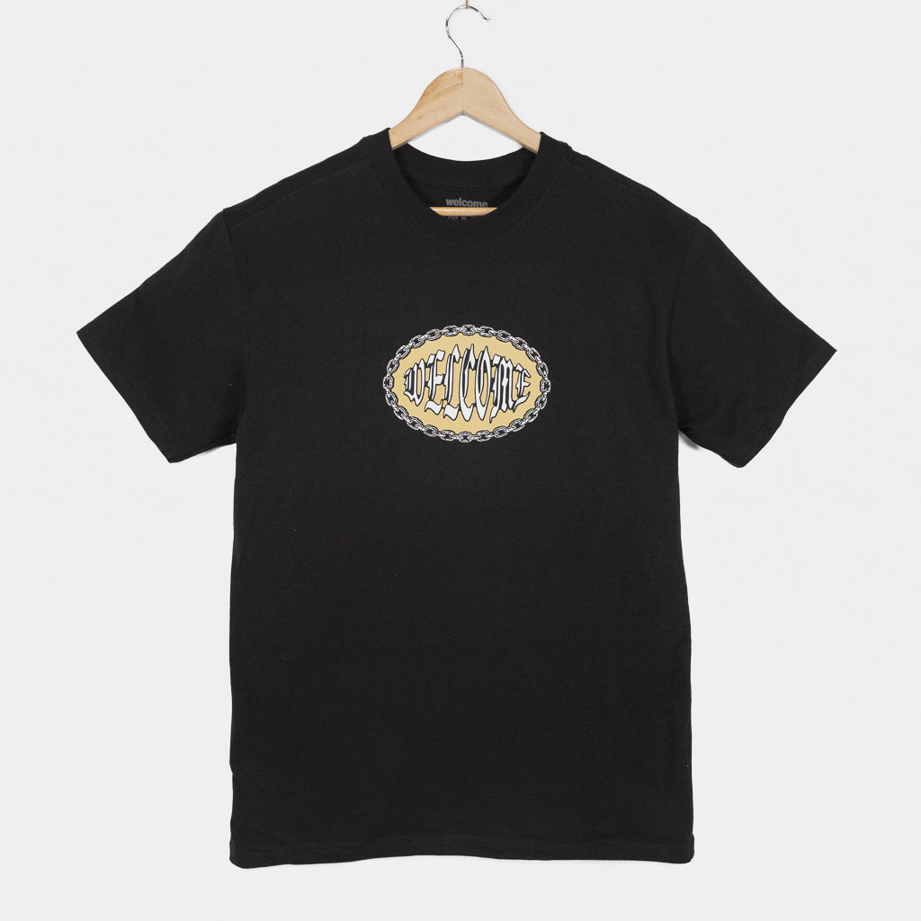 Welcome Skate Store Chainlink Black T-Shirt 
