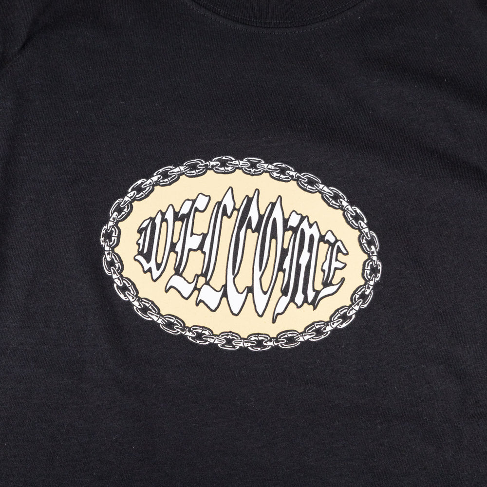 Welcome Skate Store Chainlink Black T-Shirt 