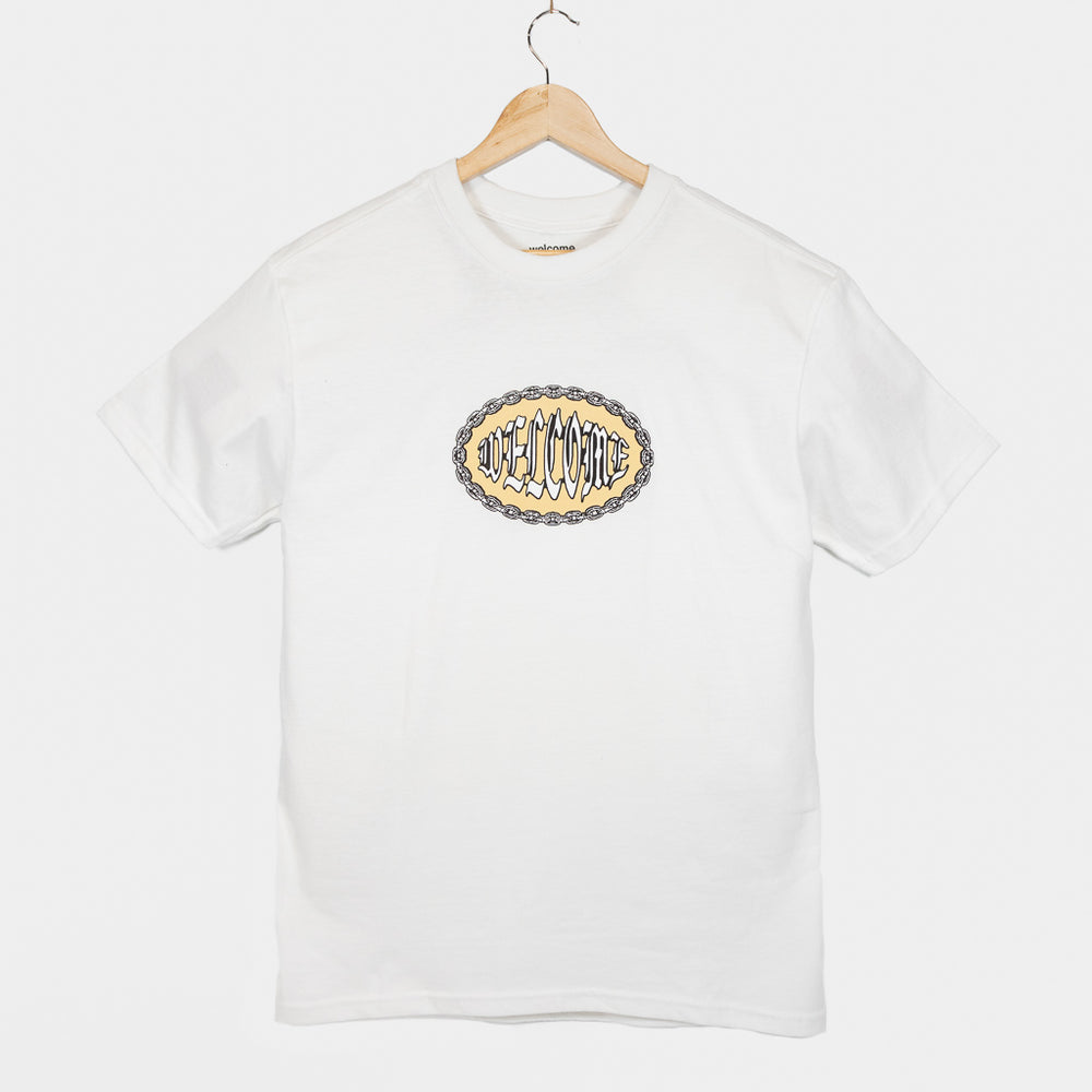 Welcome Skate Store Chainlink White T-Shirt