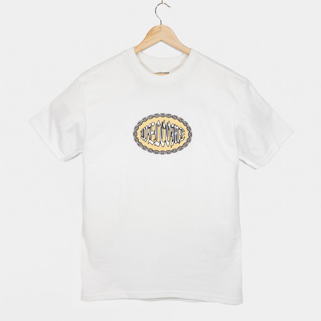 Welcome Skate Store Chainlink White T-Shirt