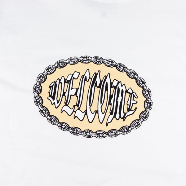 Welcome Skate Store - Chainlink T-Shirt - White