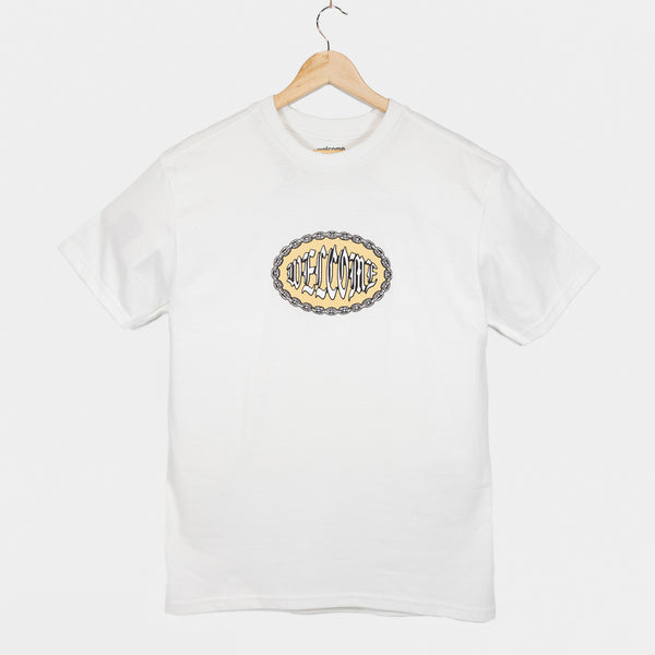 Welcome Skate Store - Chainlink T-Shirt - White