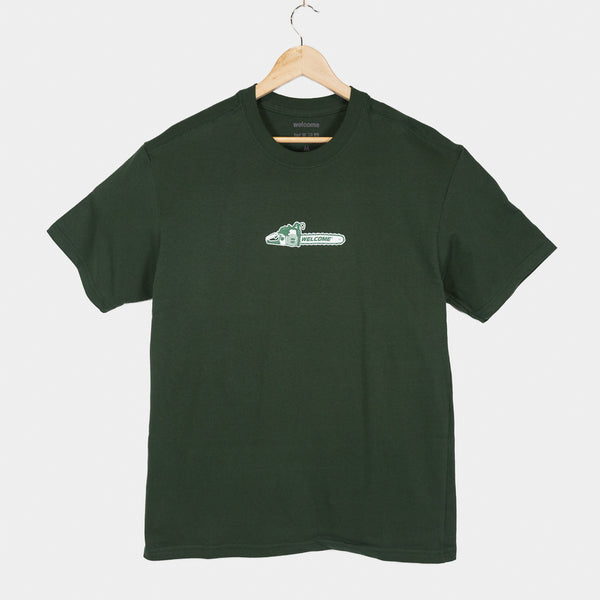 Welcome Skate Store - Chainsaw T-Shirt - Green