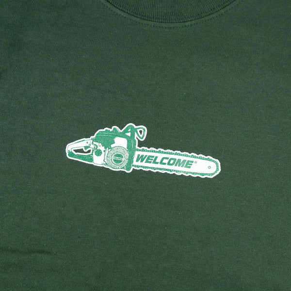Welcome Skate Store - Chainsaw T-Shirt - Green