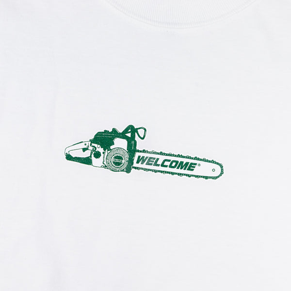 Welcome Skate Store - Chainsaw T-Shirt - White