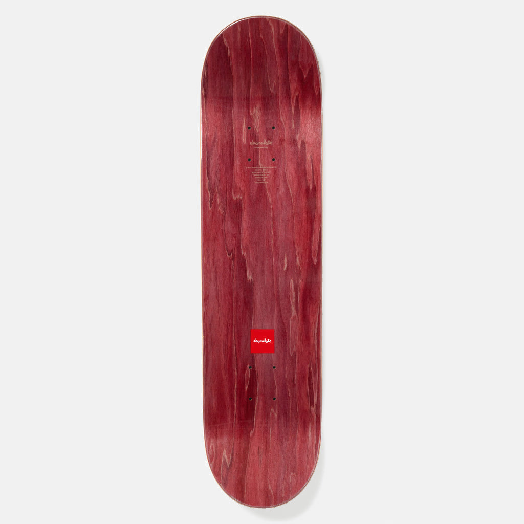 Chocolate Skateboards - 8.25" Vincent Alvarez Evan Hecox City ('23) Skateboard Deck - Red