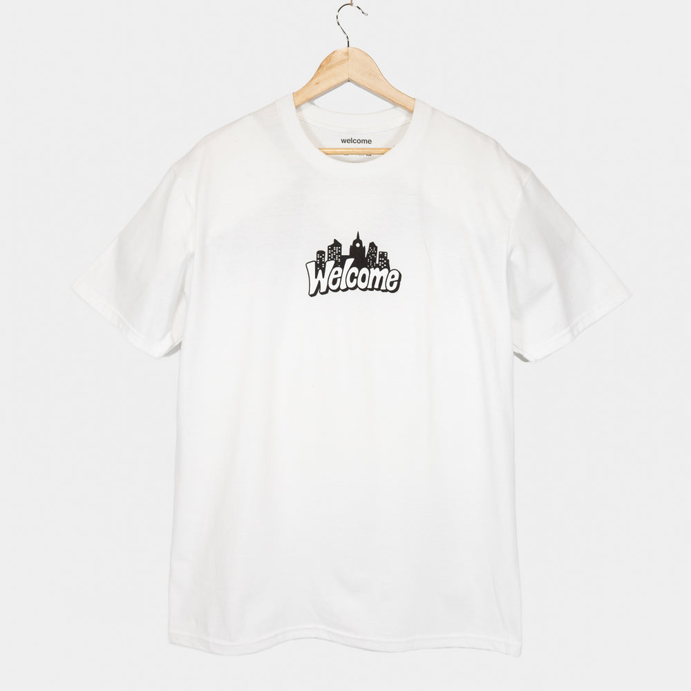 Welcome Skate Store City White T-Shirt