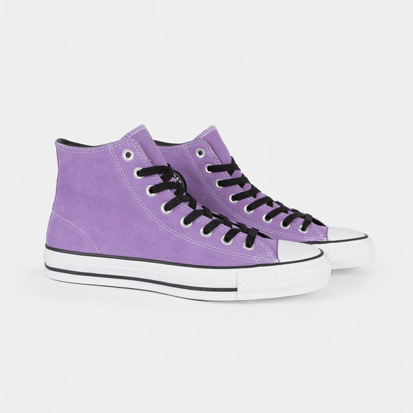Converse Cons - CTAS Hi Pro Shoes - Lilac Soda / Black / White