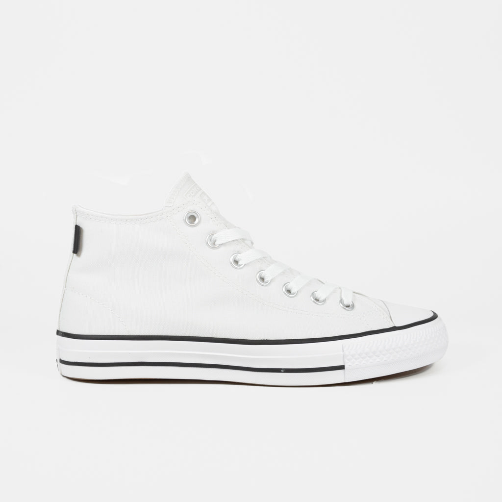 Converse Cons White Canvas CTAS Mid Pro Shoes