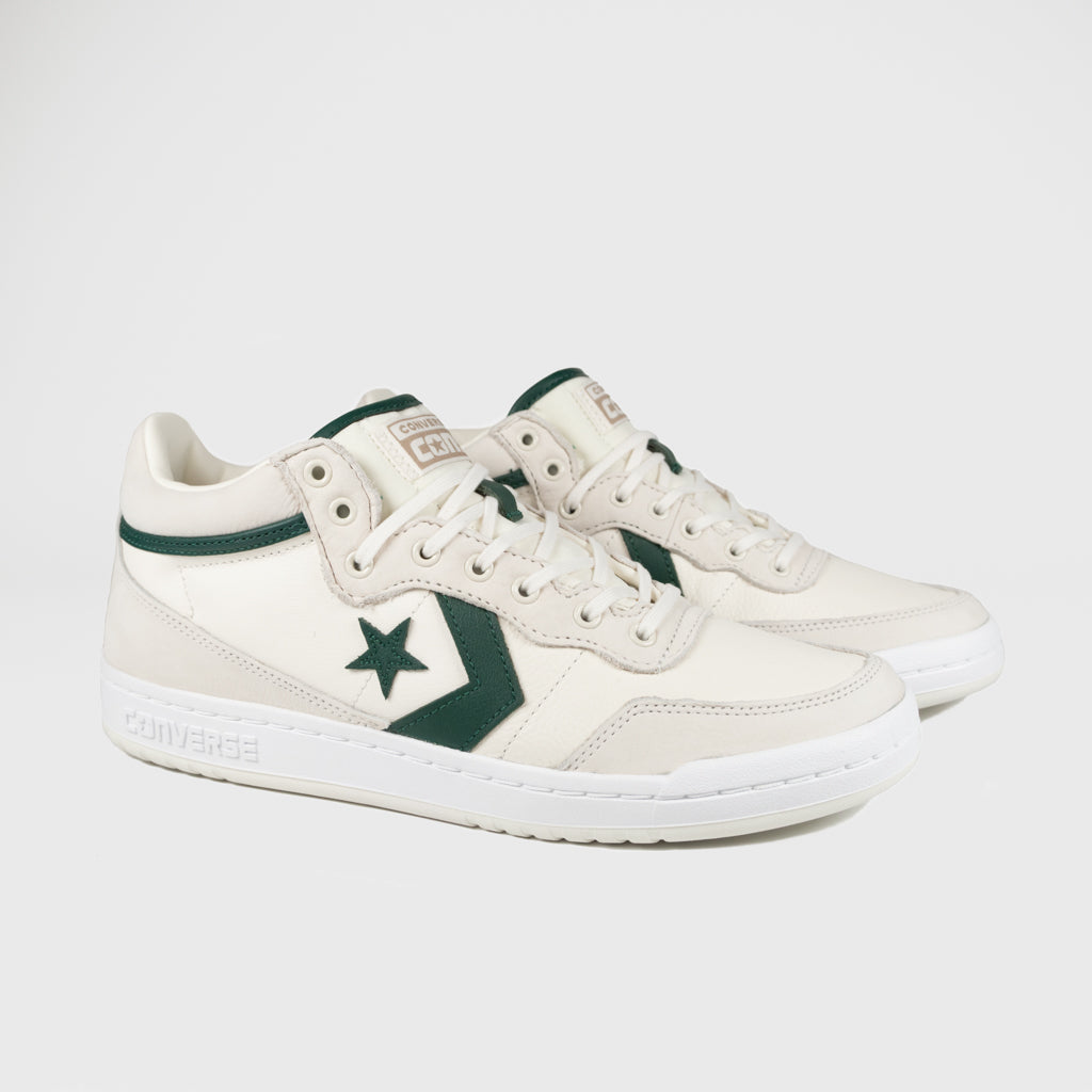 Converse white and green online