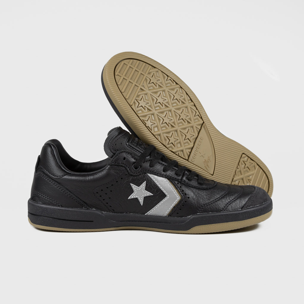 Converse Cons Total Eclipse Black Leather Louie Lopez 2 OX Shoes
