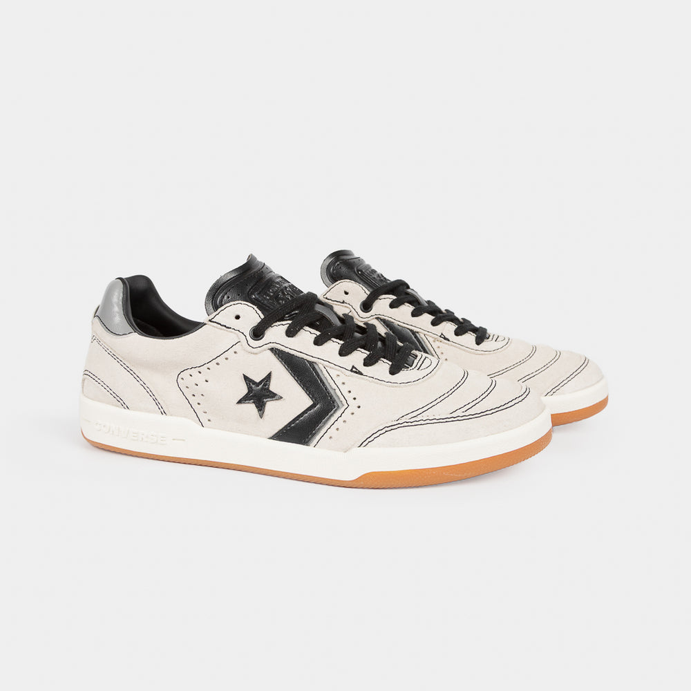 White Suede With Black Detail Converse Cons Louie Lopez 2 Skate Shoes