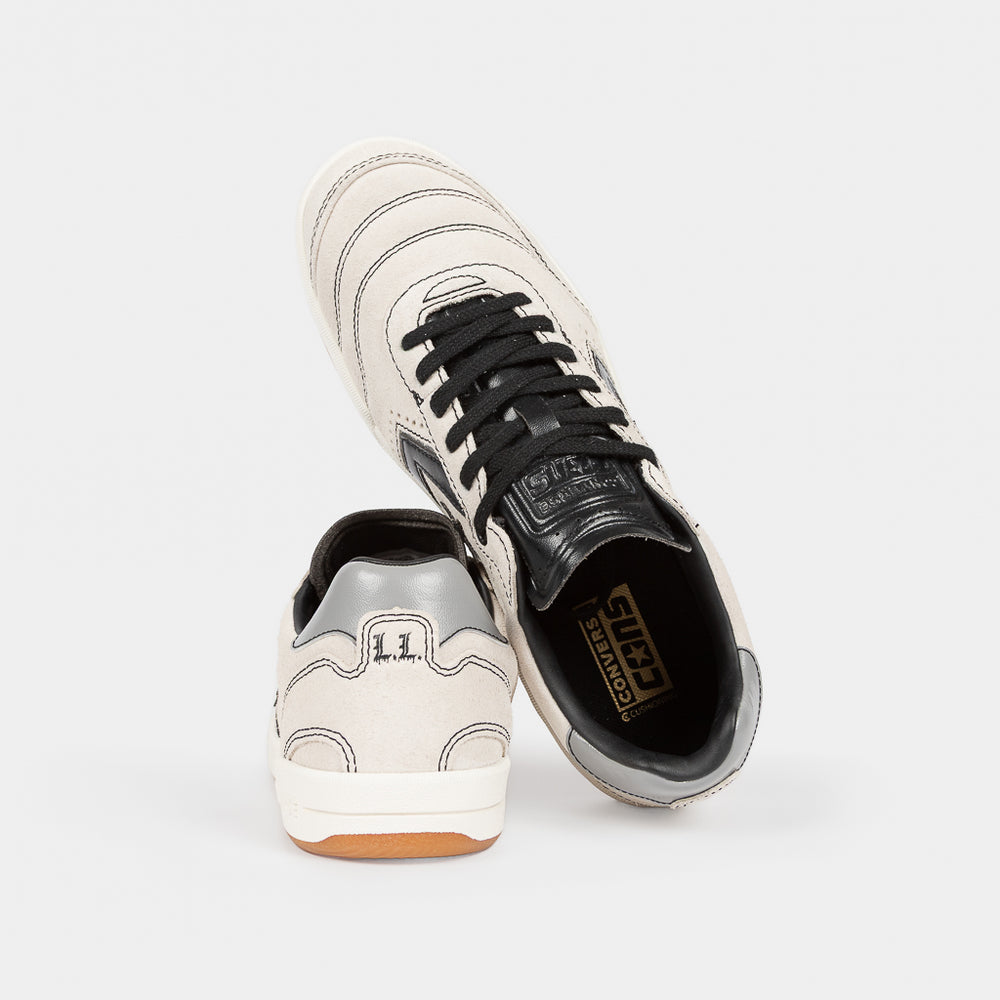 White Suede With Black Detail Converse Cons Louie Lopez 2 Skate Shoes