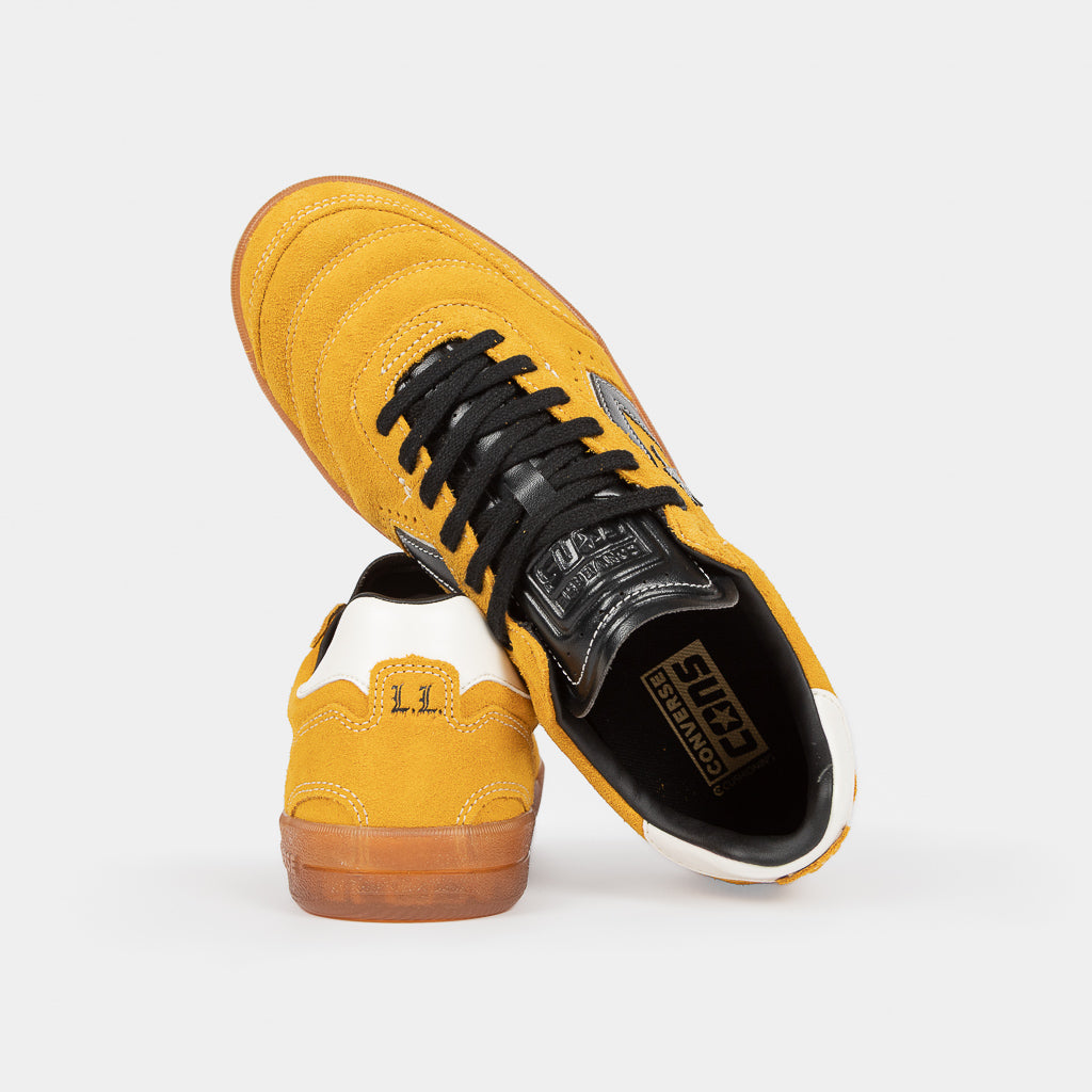 Yellow Suede With Black Detail Converse Cons Louie Lopez 2 Skate Shoes