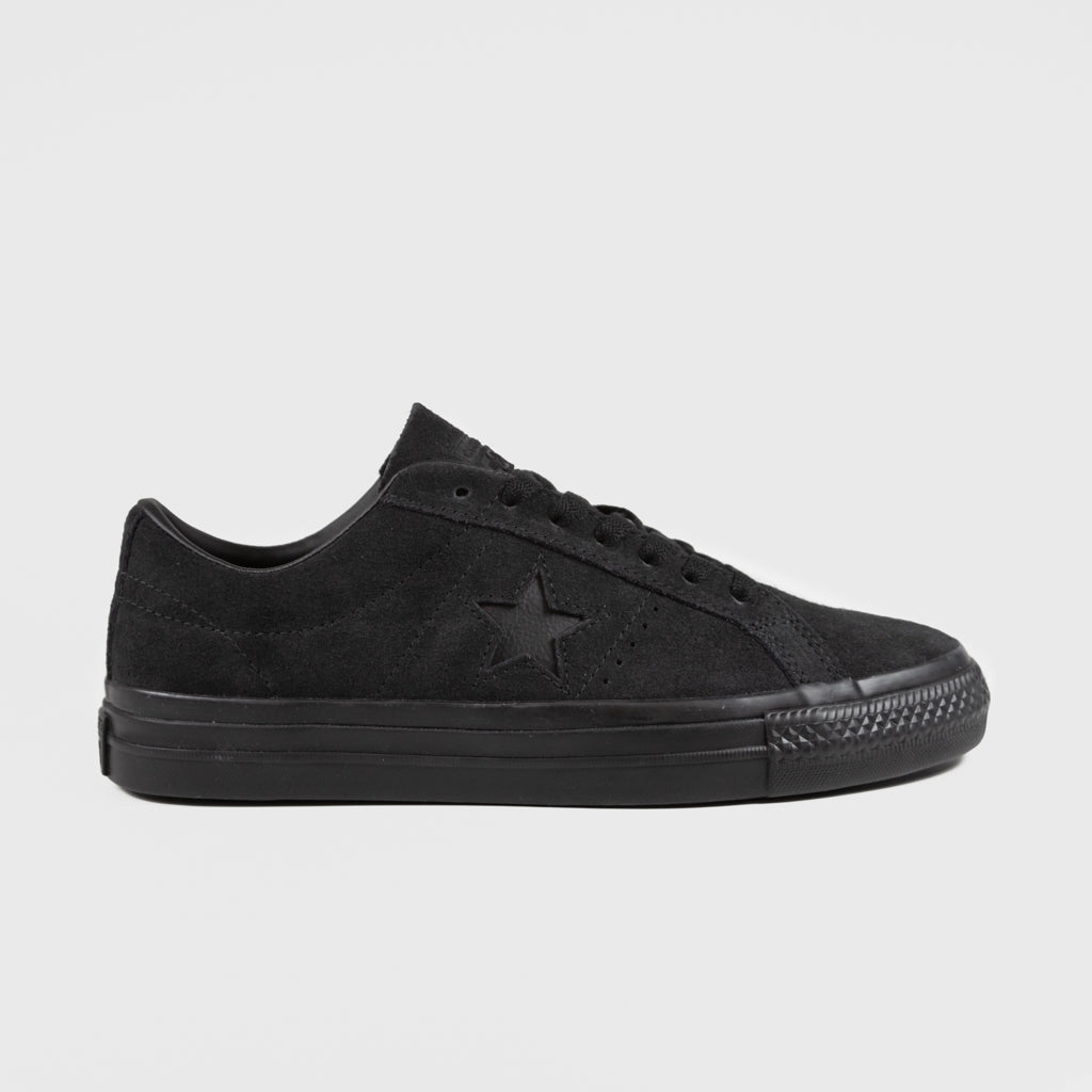 Converse Cons - One Star Pro OX Shoes - Black / Black / Black