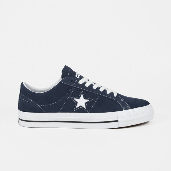 Converse Cons - One Star Pro OX Shoes - Navy / White / Black
