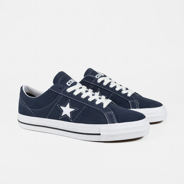 Converse Cons - One Star Pro OX Shoes - Navy / White / Black