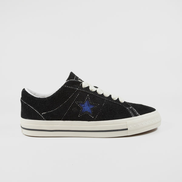 Converse Cons - Quartersnacks One Star Pro Ox Shoes - Black / Egret / Hyper Blue