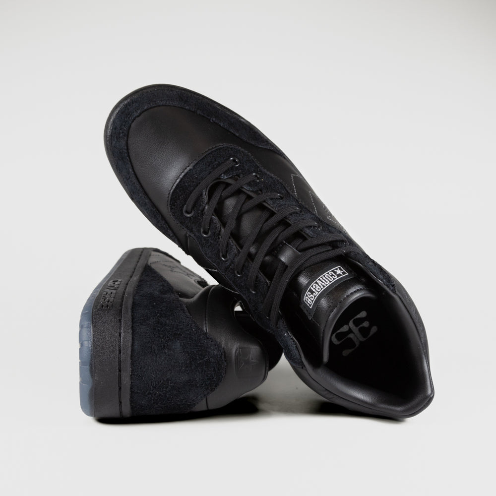Converse Cons - Sage Elsesser Fastbreak Pro Mid Shoes - Black / Black / Black