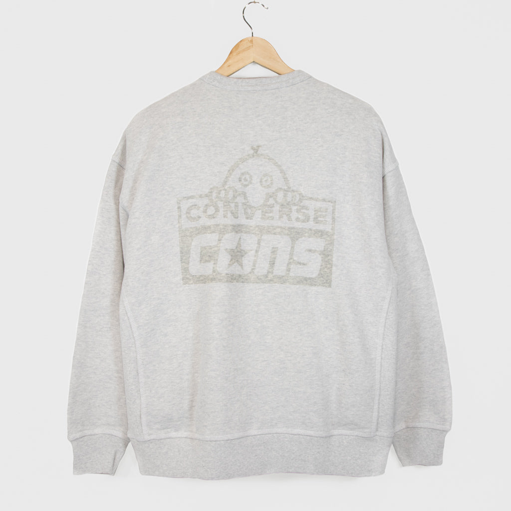 Converse Cons - Welcome Skate Store Ash Grey Crewneck Sweatshirt 