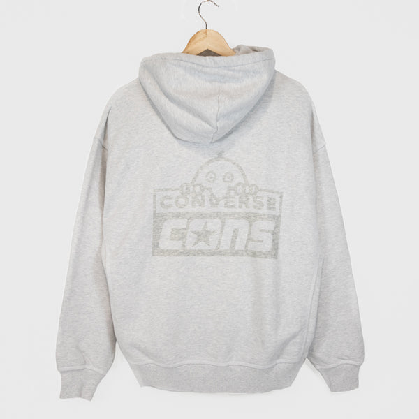 Converse Cons - Welcome Skate Store Gold Standard Pullover Hooded Sweatshirt - Ash Grey