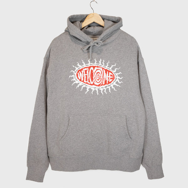 Welcome Skate Store - Courtney Pullover Hooded Sweatshirt - Grey Heather